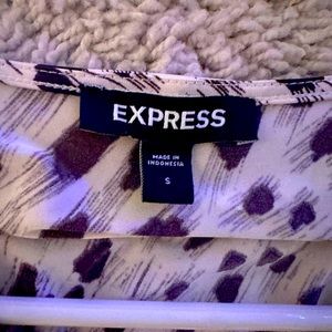 Express leopard print bodysuit